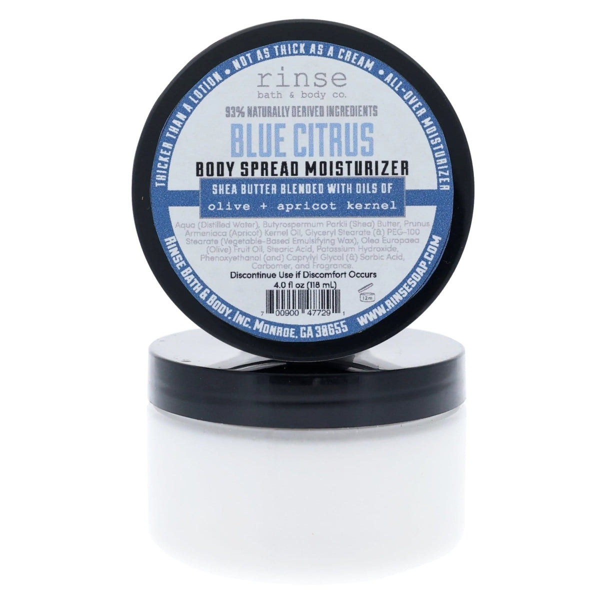 Natural natural body lotion | Blue Citrus | Rinse Bath & Body Co.
