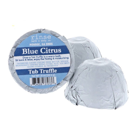 Natural bath bomb | Blue Citrus | Rinse Bath & Body Co.