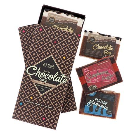 Natural handmade natural bar soap | Box of Chocolate Soaps | Rinse Bath & Body Co.