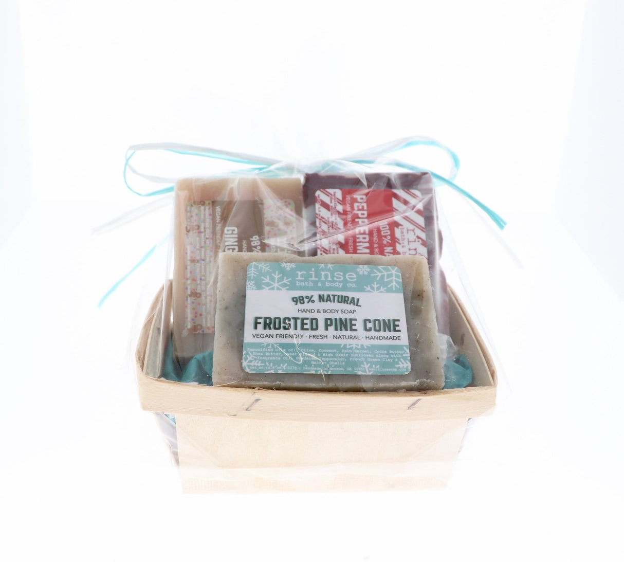 Build-a-Bundle - Holiday Soaps from Rinse - ready to gift - alternate angle