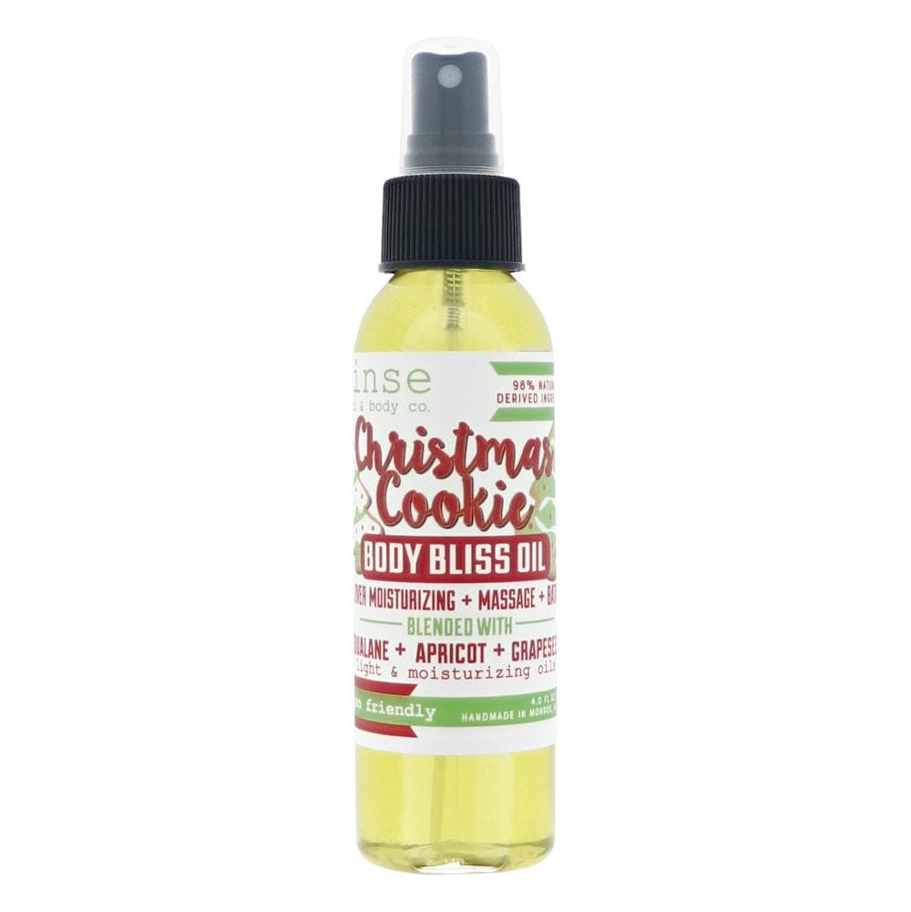 Christmas Cookie natural body oil from Rinse - essential oil infused