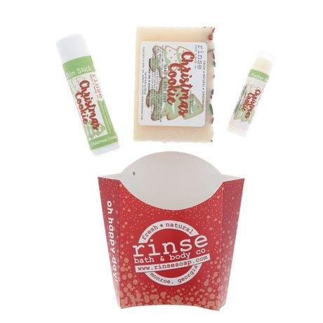 Christmas Cookie Fry Box Bundle from Rinse - ready to gift - alternate angle