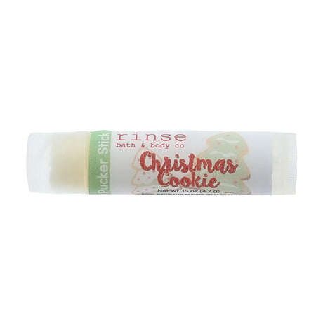 natural lip balm in Christmas Cookie by Rinse Bath & Body