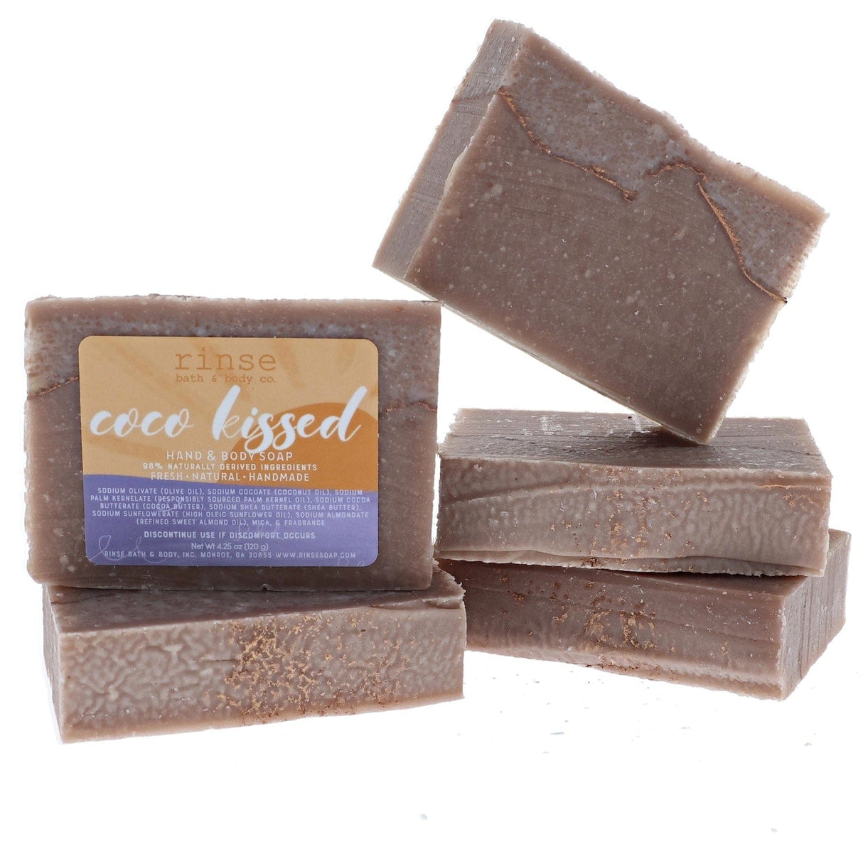 Natural handmade natural bar soap | Coco Kiss | Rinse Bath & Body Co.