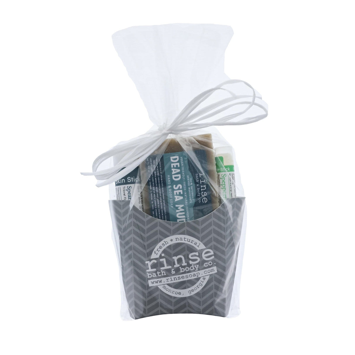Rinse Dead Sea Mud natural bath and body gift set - curated gift collection