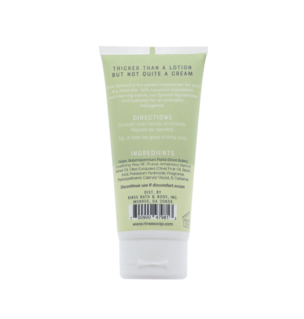 Handmade Fresh Fig natural body lotion tube - naturally derived - alternate angle