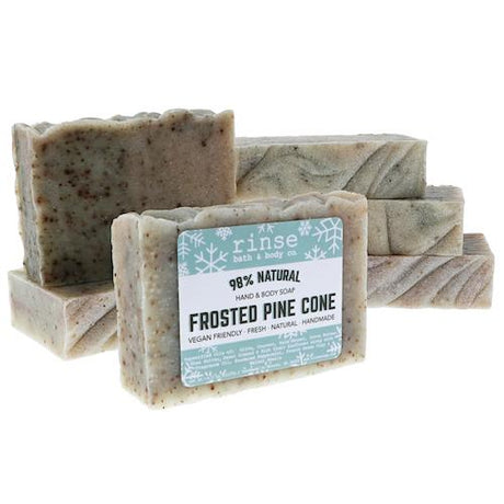 Frosted Pine Cone Soap - Boxed by Rinse Bath & Body - alternate angle