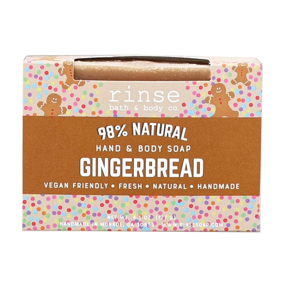Handmade Gingerbread Soap - Boxed - naturally derived