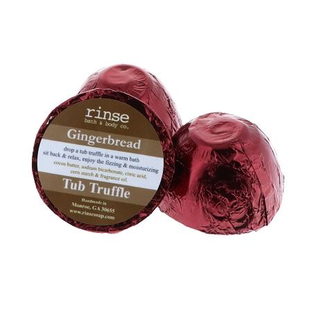bath bomb in Gingerbread by Rinse Bath & Body - alternate angle