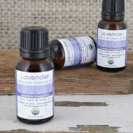 Rinse Certified Organic pure essential oil - therapeutic grade aromatherapy - alternate angle