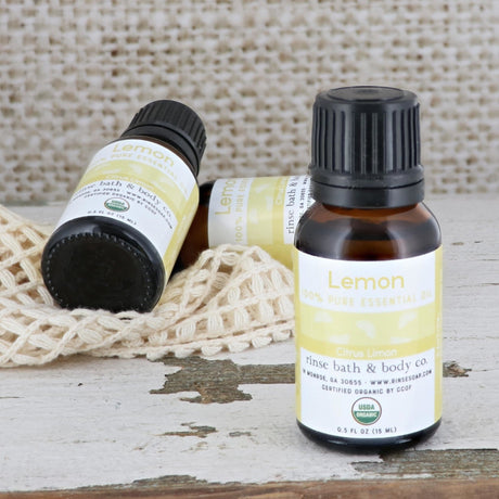 Natural pure essential oil | Certified Organic | Rinse Bath & Body Co. - alternate angle