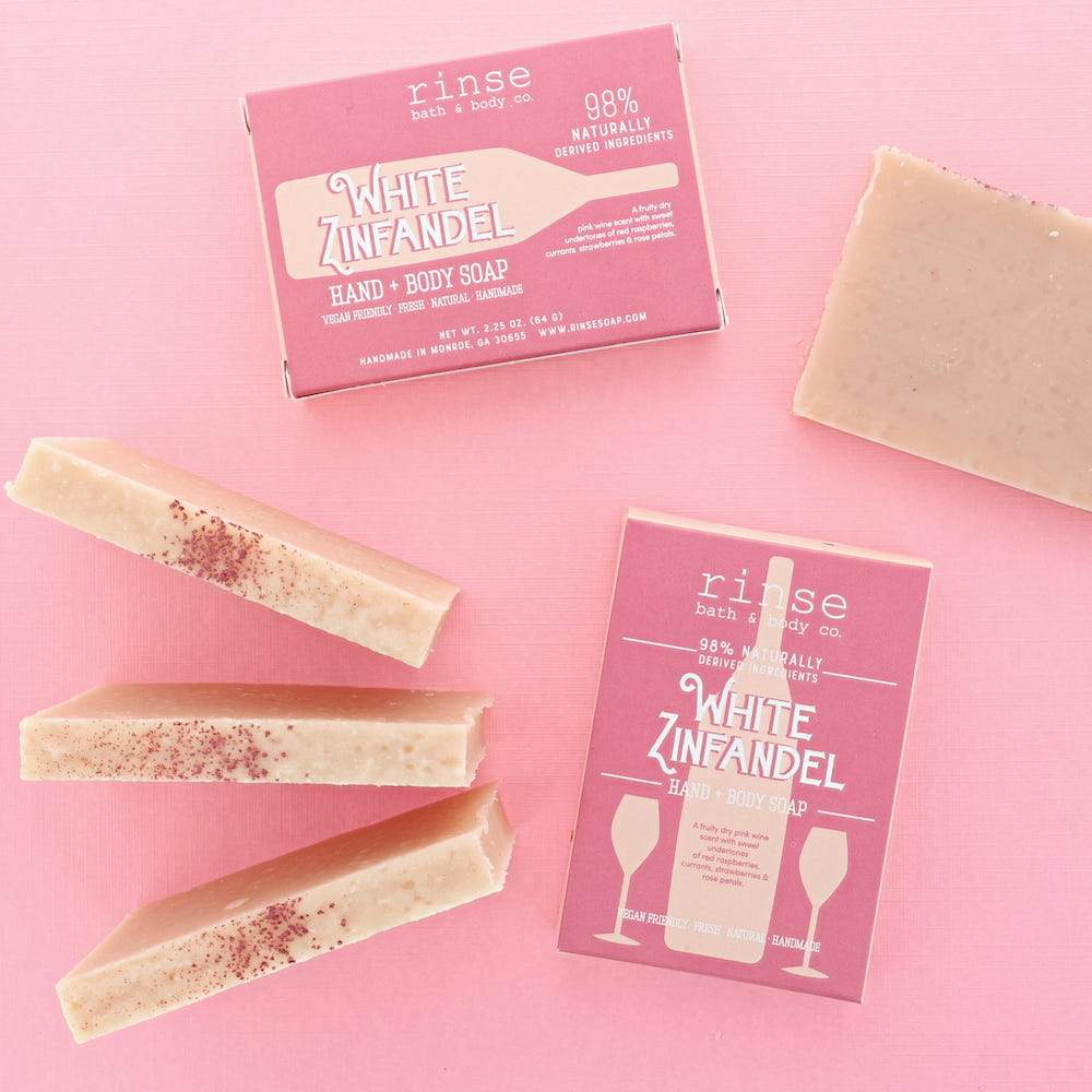 Rinse Tester - Mini Soap - handmade natural product - texture close-up