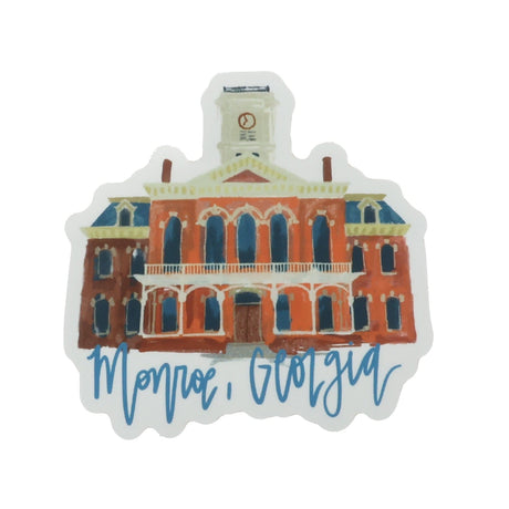 Monroe Courthouse Sticker from Rinse - family-made since 2003