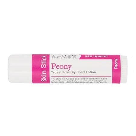 solid lotion stick in Peony by Rinse Bath & Body