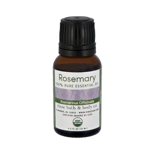 Rinse Rosemary Essential Oil Certified Organic pure essential oil - therapeutic grade aromatherapy