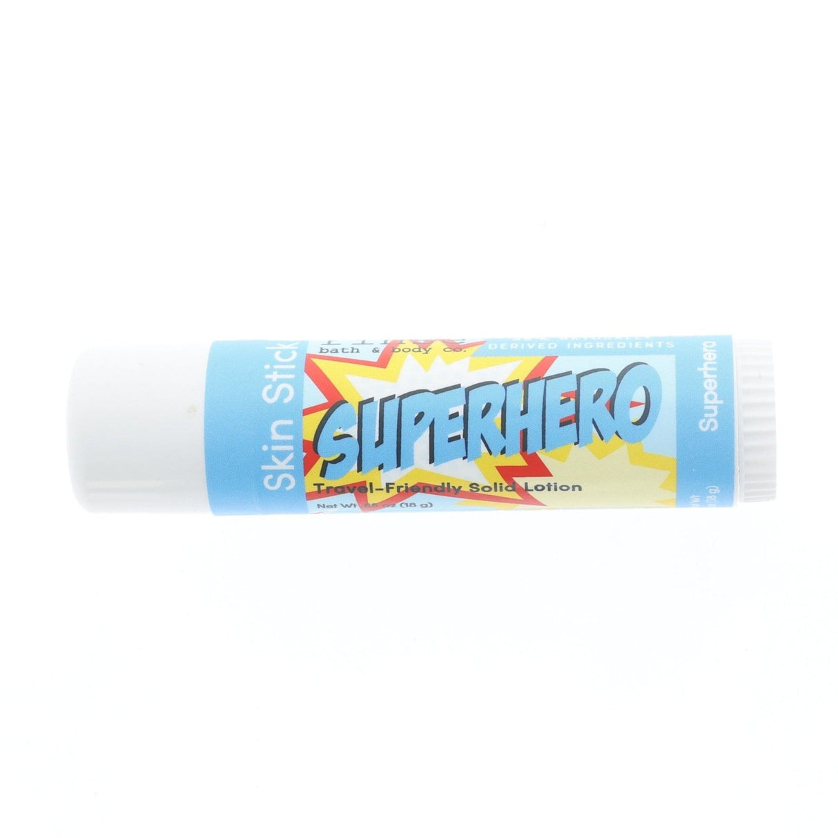 Handmade Superhero solid lotion stick - naturally derived