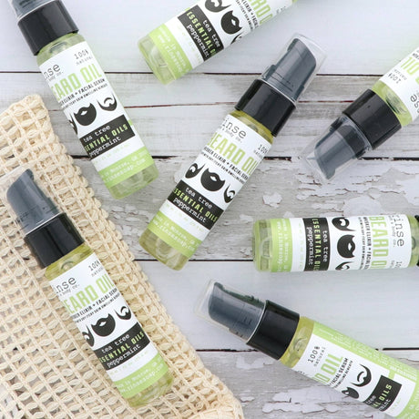 Rinse Tea Tree Mint natural facial oil serum - anti-aging hydration - detail view