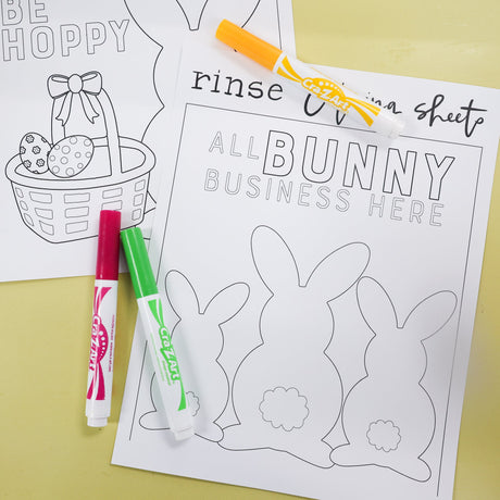 Free Easter Coloring Sheets! - Rinse Bath & Body