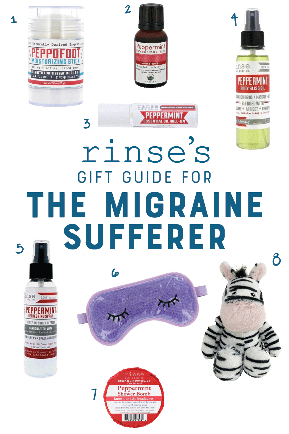 Gift Guide for the Migraine Sufferer - Rinse Bath & Body