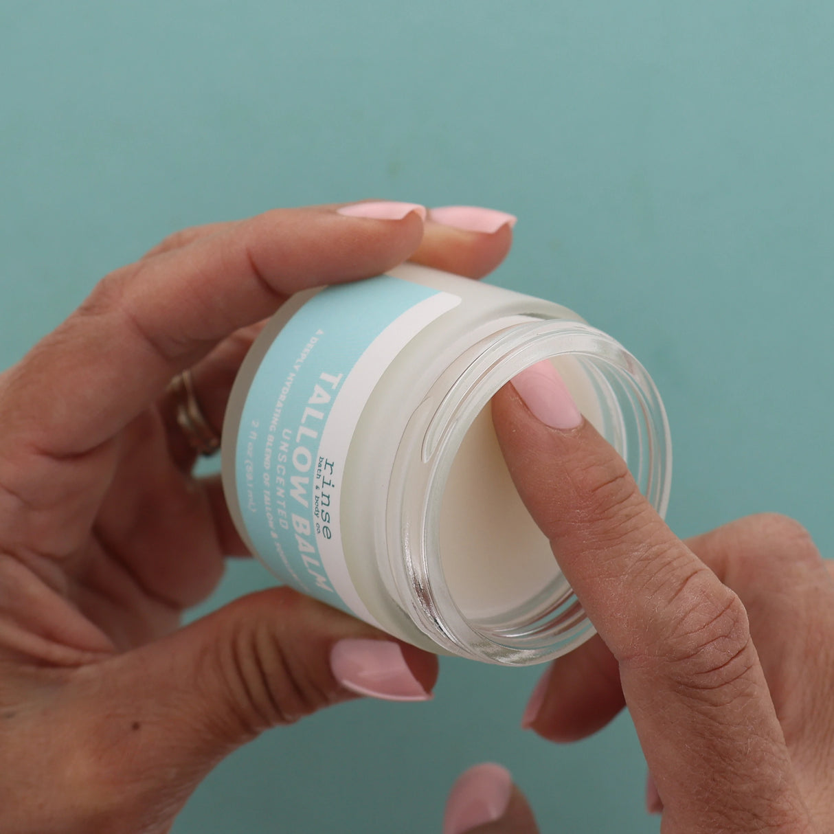 Grass-Fed Tallow Balm | Unscented Deep Repair Body Balm | Beef Tallow | Rinse