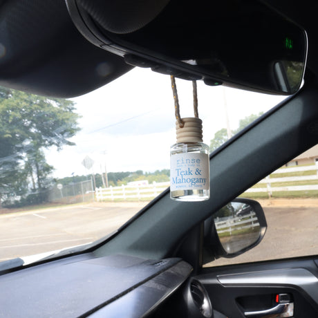 Car Diffuser | Teak & Mahogany | Long-Lasting | Rinse