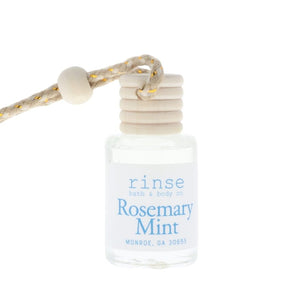 Natural natural car air freshener | Rosemary Mint | Rinse Bath & Body Co.