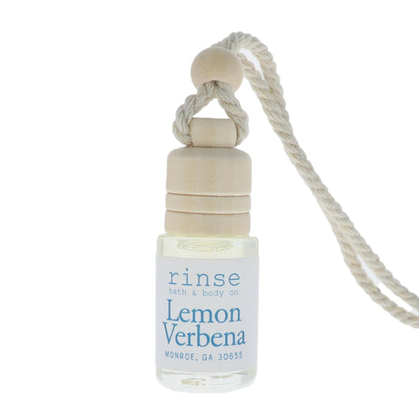 Rinse Lemon Verbena natural car air freshener - long-lasting scent