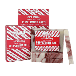 Natural handmade natural bar soap | Peppermint Patti | Rinse Bath & Body Co.