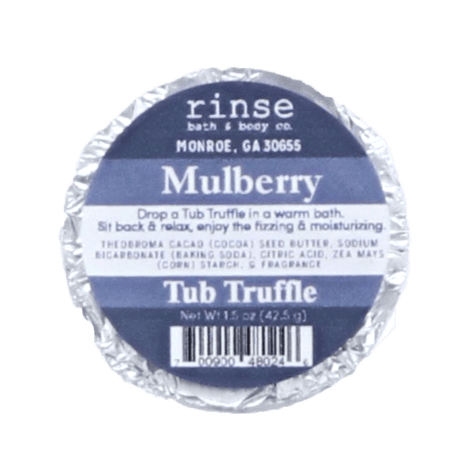 bath bomb in Mulberry by Rinse Bath & Body