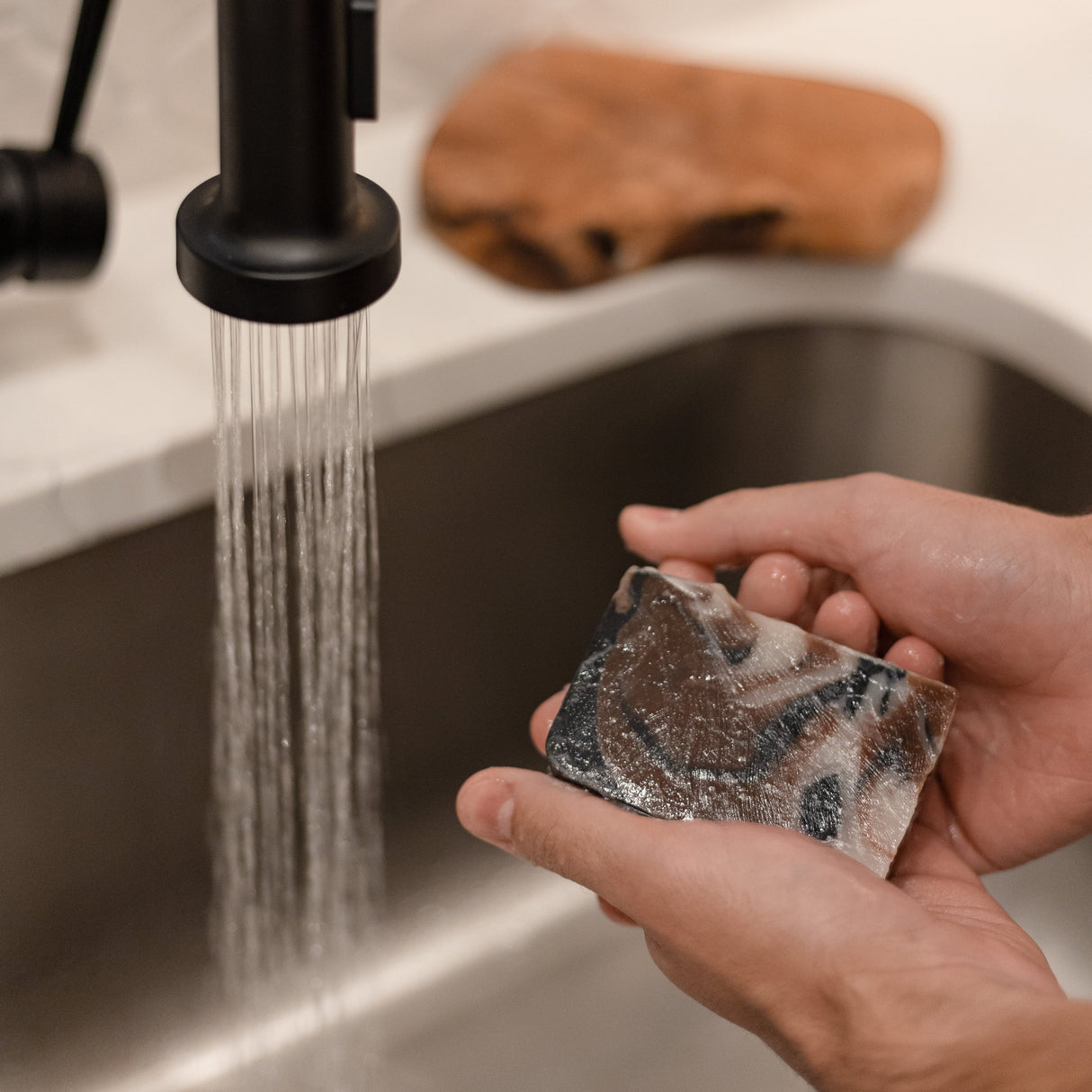 Tobacco Vanilla Soap by Rinse Bath & Body - alternate angle
