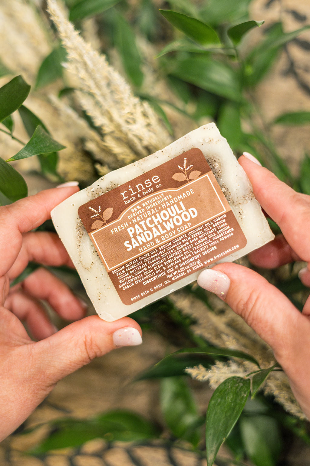 Mini Patchouli Sandalwood Soap Bar — lifestyle