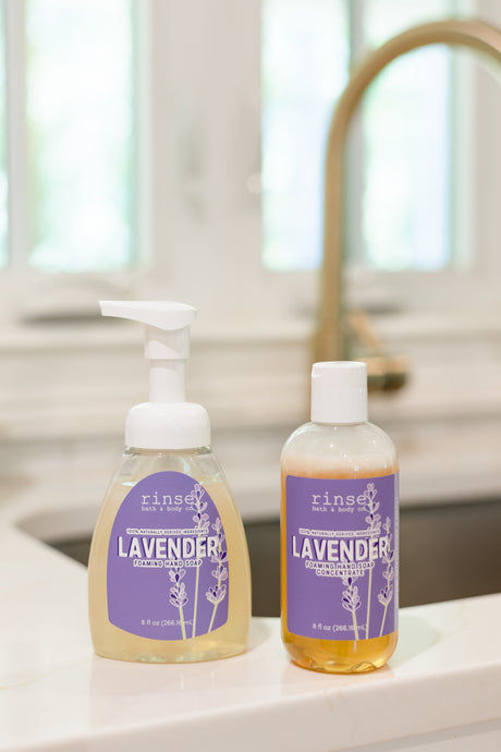 Lavender Foaming Hand Soap Concentrate — lifestyle