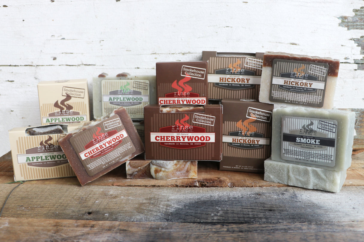 Hickory Smokehouse Soap — group