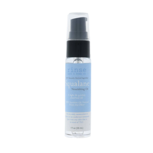 Rinse Squalane Nourishing Oil, clear 1 oz pump bottle
