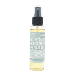 Rinse Almond Honey Body Bliss nourishing body oil bottle
