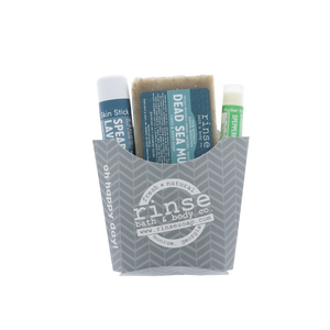 Dead Sea Mud Gift Set | 3-Piece Detox Fry Bundle | Rinse
