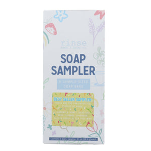 Tester - Soap Sampler Box (6 half bars) by Rinse Bath & Body