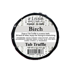 bath bomb in Birch by Rinse Bath & Body - alternate angle