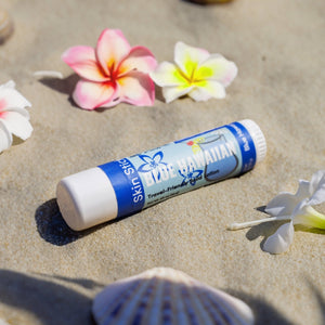 Natural solid lotion stick | Blue Hawaiian | Rinse Bath & Body Co. - detail view
