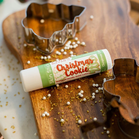 Frosted Cookie solid lotion stick from Rinse - concentrated moisture bar - alternate angle