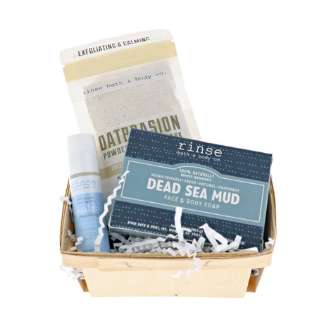 Handmade Dry Skin natural bath and body gift set - naturally derived