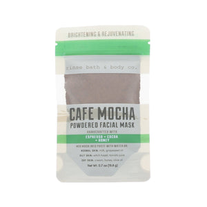 Rinse Tester - Powdered Facial Masks - handmade with care - back label
