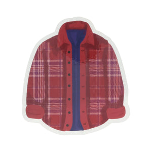 Flannel Shirt Sticker by Rinse Bath & Body