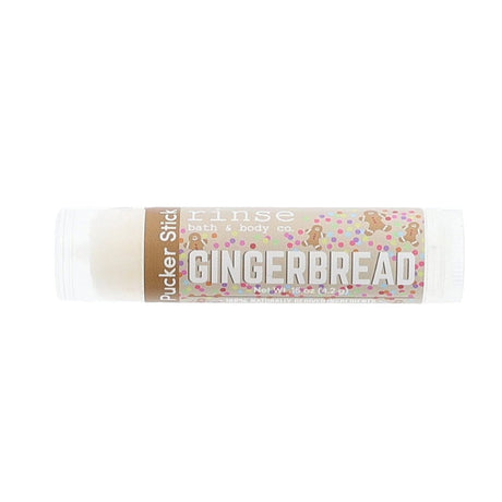 Gingerbread natural lip balm from Rinse - nourishing lip care