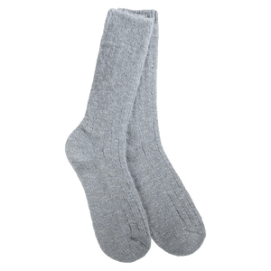 Holiday Ragg Feather Crew With Gold Lurex - Socks
