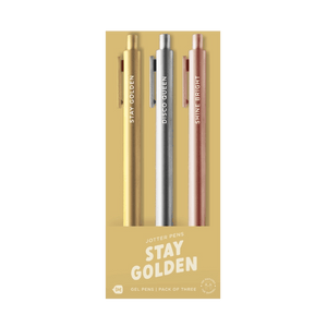 Rinse Jotter Set - Pack of 3 - Stay Golden - handmade natural product