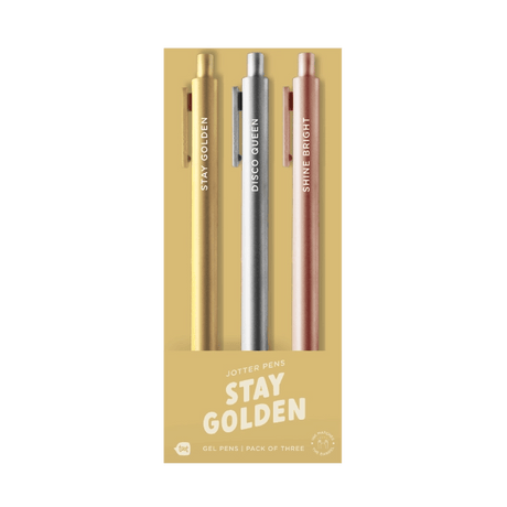 Rinse Jotter Set - Pack of 3 - Stay Golden - handmade natural product