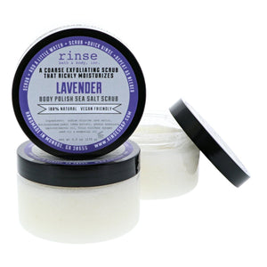 Handmade Lavender natural salt scrub - naturally derived