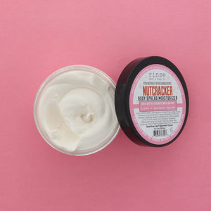 Handmade Nutcracker natural body lotion - naturally derived - alternate angle