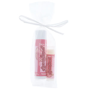 natural bath and body gift set in Pomegranate by Rinse Bath & Body